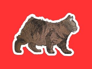 Manx Cat Sticker