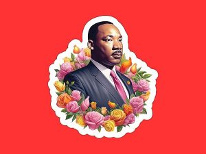 Martin Luther King Jr. Sticker