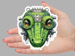 Mechanical Lizard Sticker