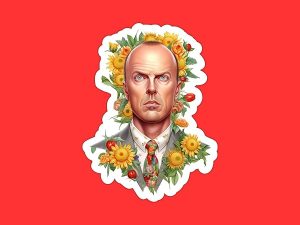 Michael Keaton Sticker