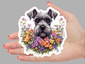 Miniature Schnauzer Dog Sticker