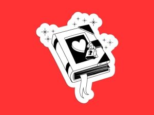 Mystical Heart Journal Sticker