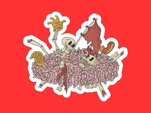 No Guts No Glory sticker