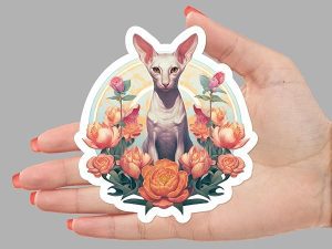 Oriental Shorthair Cat Sticker