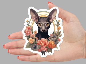 Oriental Shorthair Cat Sticker
