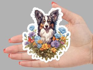 Papillon Dog Sticker