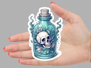 Poison Bottle Sticker