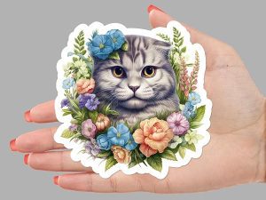 Scottish Fold Cat Sticker