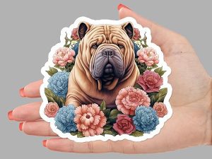 Shar Pei Dog Sticker