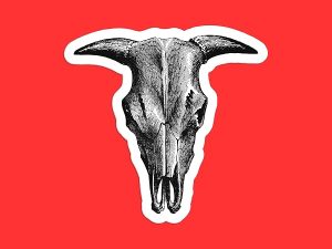 Sheep skull Sticker