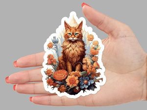 Somali Cat Sticker