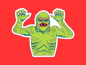 Swamp Monster Sticker