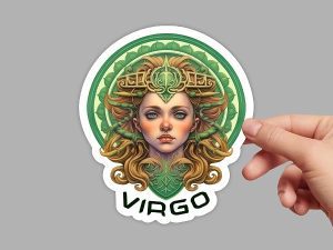 Virgo Zodiac Sticker