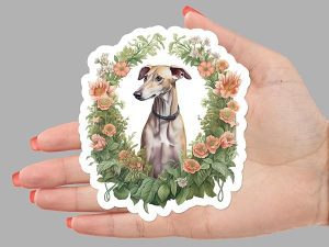Whippet Dog Sticker