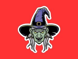 Witch Sticker