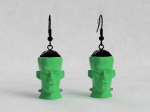 Frankenstein Earrings | Hypoallergenic