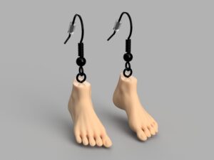 Feet Earrings