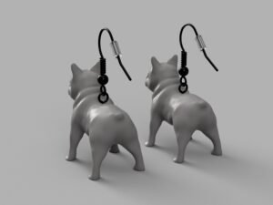 French Bulldog Earrings | Hypoallergenic