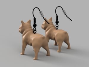 French Bulldog Earrings | Hypoallergenic