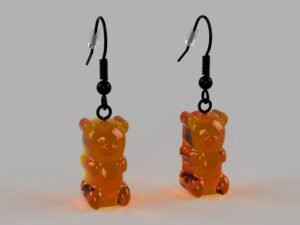 Gummy Bear Earrings | Hypoallergenic