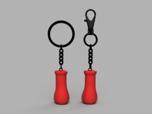 Big Red Boots Keychain