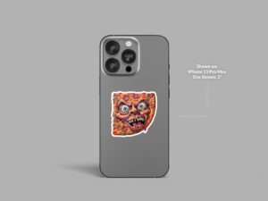 Pizza Face Sticker