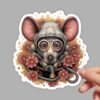 Mouse Apocalyptic Wasteland Sticker