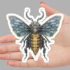 Mechanical Moth Sticker