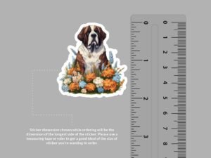 St Bernard Dog Sticker