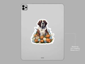 St Bernard Dog Sticker