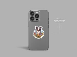 Papillon Dog Sticker