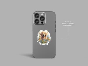 Golden Retriever Dog Sticker