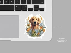 Golden Retriever Dog Sticker