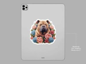 Shar Pei Dog Sticker