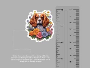 Cavalier King Charles Spaniel Dog Sticker