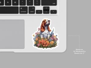 Basset Hound Dog Sticker