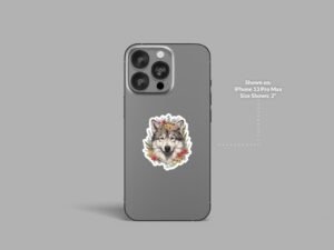 Alaskan Malamute Dog Sticker