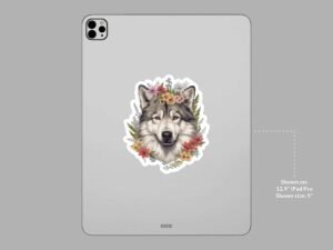 Alaskan Malamute Dog Sticker