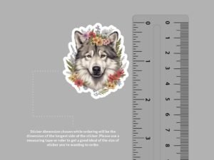 Alaskan Malamute Dog Sticker