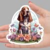 Basset Hound Dog Sticker
