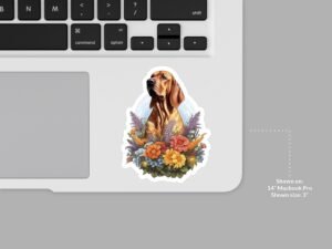 Bloodhound Dog Sticker