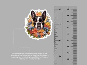 Boston Terrier Dog Sticker