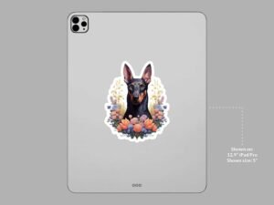 Doberman Dog Sticker