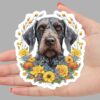 German Wirehaired Pointer Dog Sticker