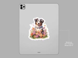 Miniature American Shepherd Dog Sticker