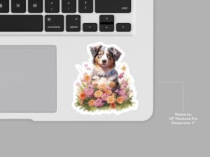 Miniature American Shepherd Dog Sticker