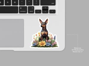 Miniature Pinscher Dog Sticker
