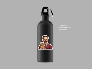 Ron Swanson Cat Sticker