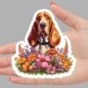Basset Hound Dog Sticker