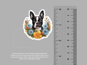 Boston Terrier Dog Sticker